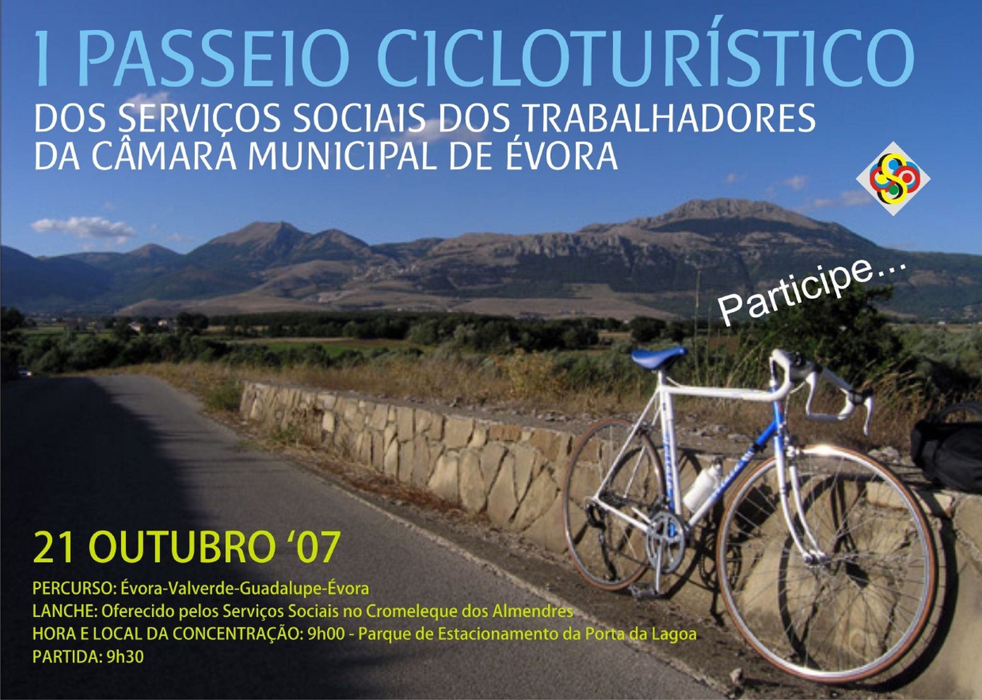 1º Passeio Cicloturismo dos Serviços Sociais dos Trabalhadores da CME