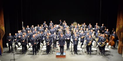 Concerto da Banda da Força Aérea Portuguesa no Teatro Garcia de Resende marcou comemorações do Centenário da Travessia Aérea do Atlântico Sul