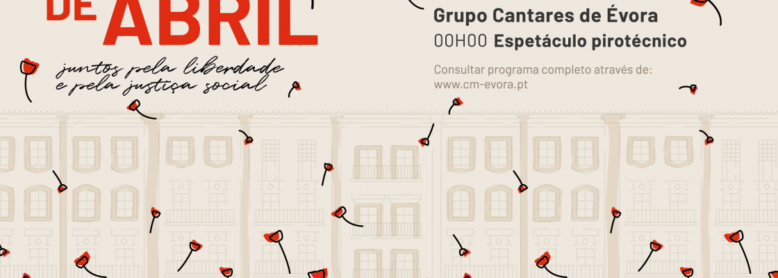 Comemorações do 25 de Abril voltam à Praça de Giraldo com concerto de Camané e participaçã...