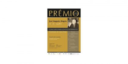 Prémio José Augusto Alegria – 7ª edição | Concurso para Jovens Intérpretes