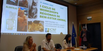 (Português) A Universidade de Évora recebe o « I Ciclo de Workshops regionais de bem-estar animal »