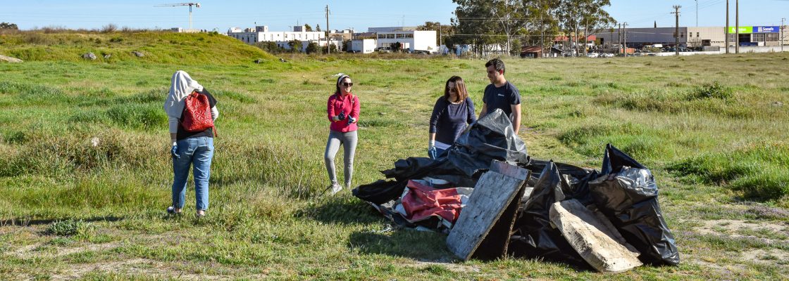 No Dia Mundial da Árvore JOVENS JUNTAM-SE PARA AÇÃO DE LIMPEZA EM ESPAÇO PÚBLICO