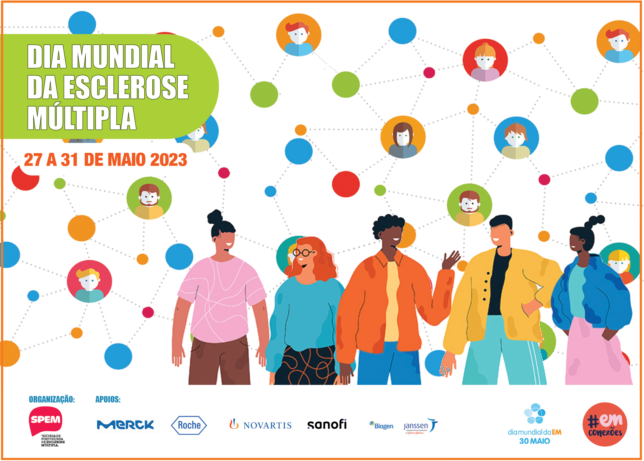 Assinalando o Dia Mundial da Esclerose Múltipla, Fonte Henriquina da Praça  de Giraldo “ilumina-se” de laranja - Portal Institucional
