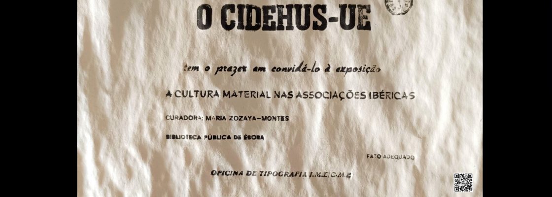 Arquivado: A cultura material nas associações ibéricas: objetos e peças efémeras, 1836-1950