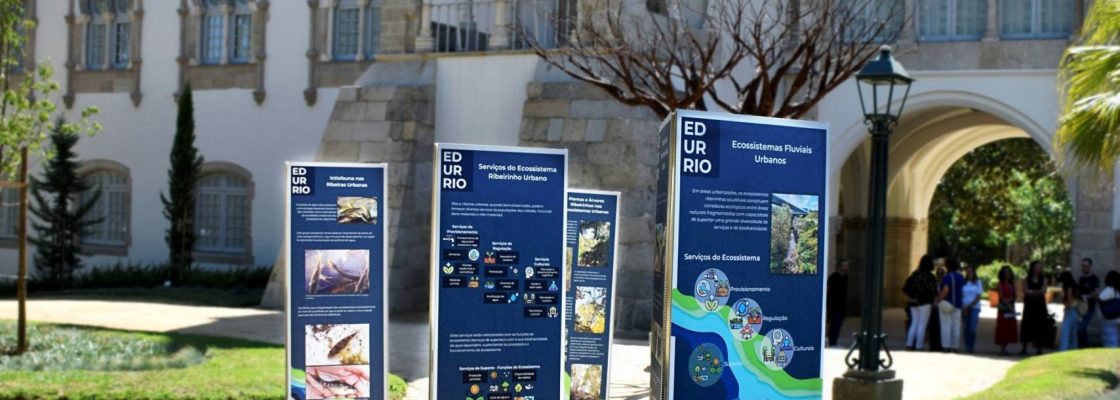Exposição EDURRIO agora na Escola André de Gouveia
