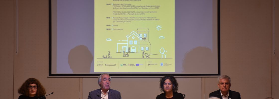 Câmara de Évora assina protocolos com ordens dos Engenheiros e dos Arquitetos para implementaç...