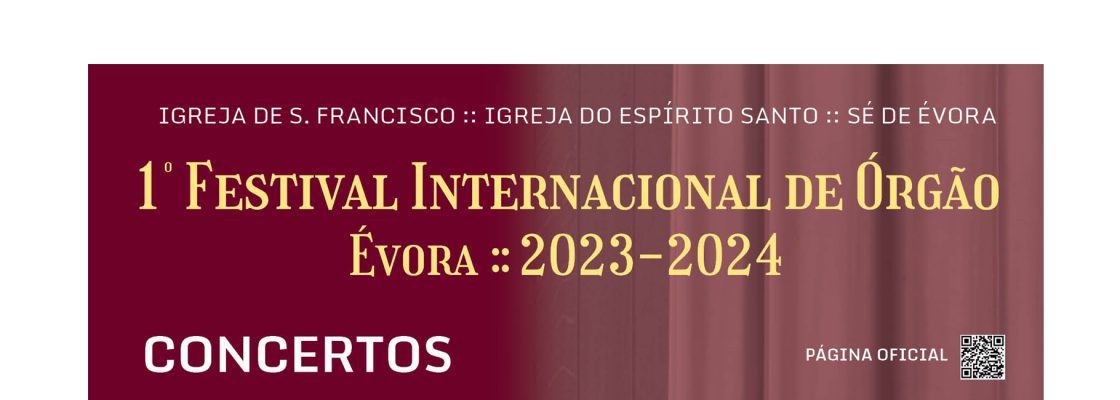 1º Festival Internacional De Órgão De Évora