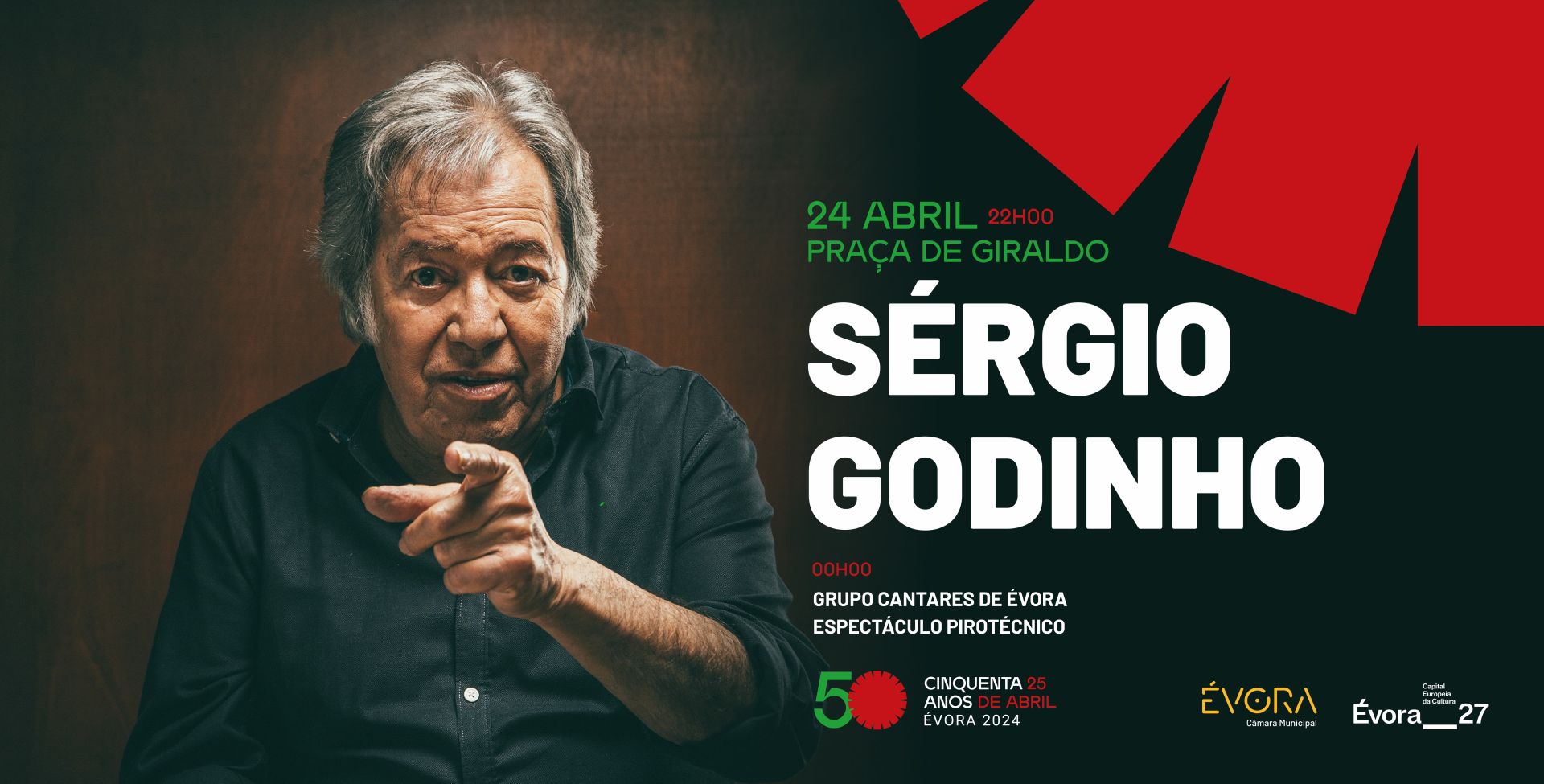 Comemorações dos 50 anos do 25 de Abril | Sérgio Godinho e os Assessores – LIBERDADE25
