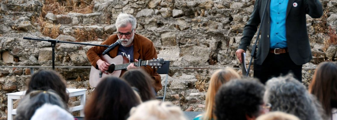 Jorge Serafim encantou o público na Feira do Livro