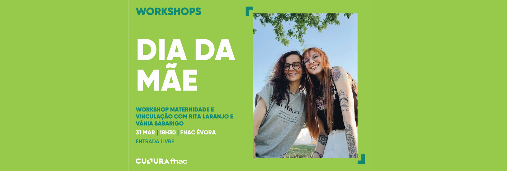 WORKSHOP DIA DA MÃE – Maternidade e Vinculação