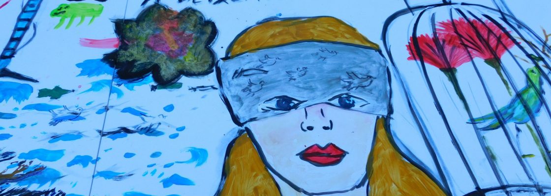 Artes Plásticas com a pintora Elizabete Barradas