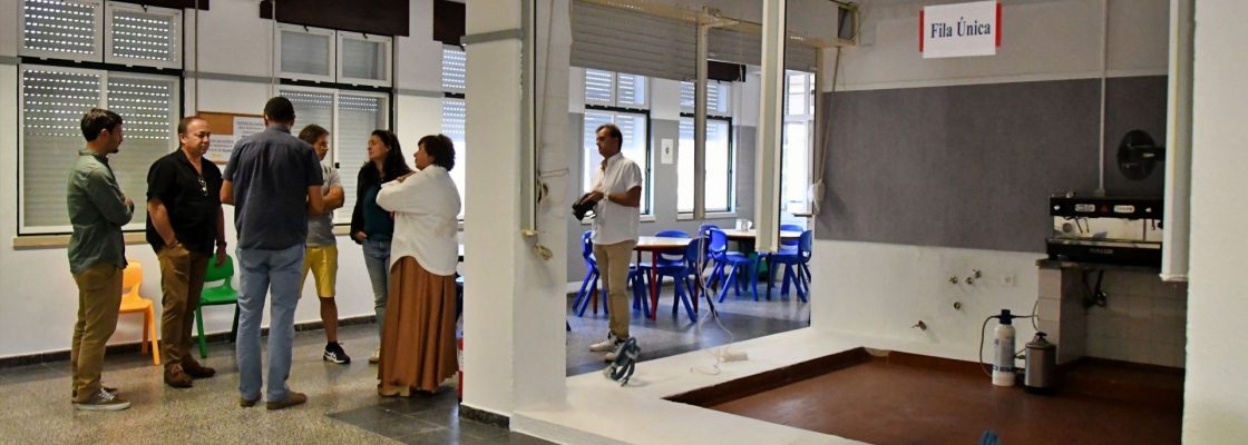 Melhorias na EB 2,3 Conde Vilalva prosseguem a bom ritmo