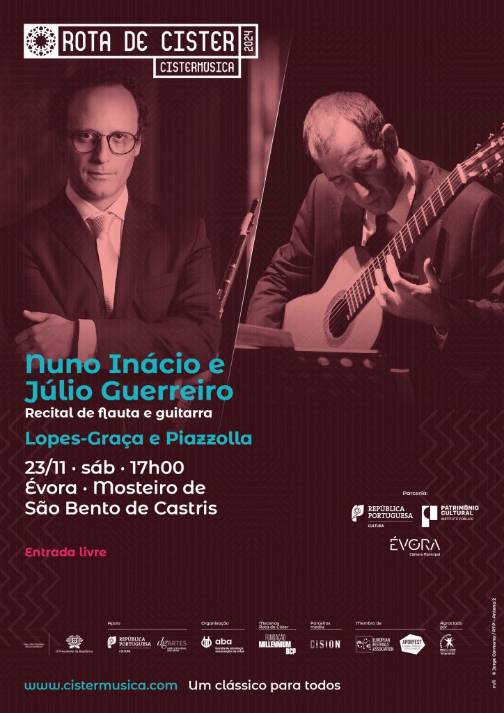 Nuno Inácio e Júlio Guerreiro - Recital de flauta e guitarra | ROTA DE ...