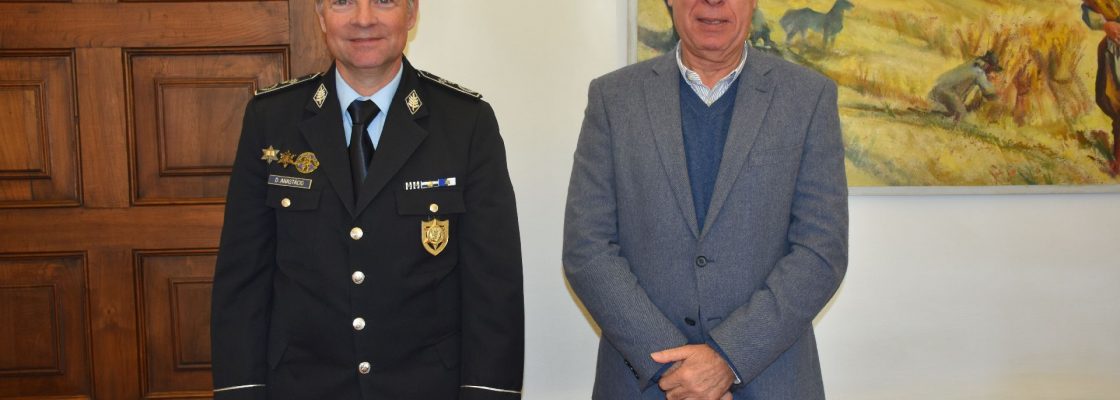 Novo Comandante da PSP de Évora recebido na Câmara Municipal