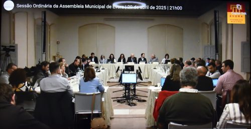 Principais assuntos da sessão da Assembleia Municipal de Évora de 29 de abril