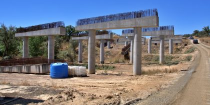 Executivo Municipal visitou obras de construção da Variante Nascente de Évora
