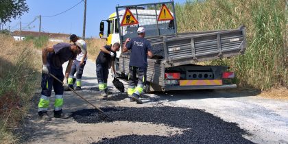 Câmara de Évora procede a diversas reparações na Estrada de Santo Antonico