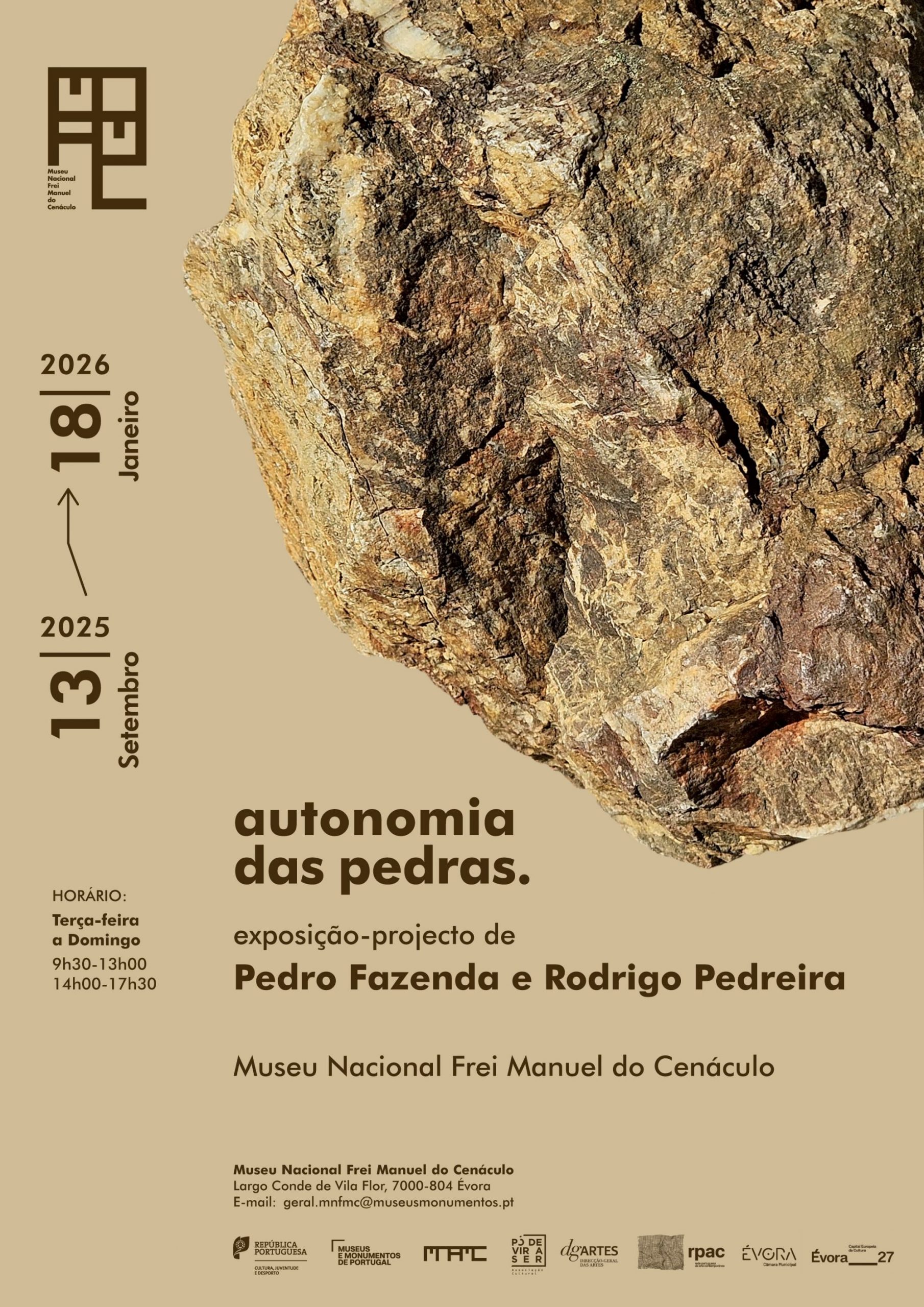 «Autonomia das Pedras» | Exposição-projecto dos artistas Pedro Fazenda e Rodrigo Pereira