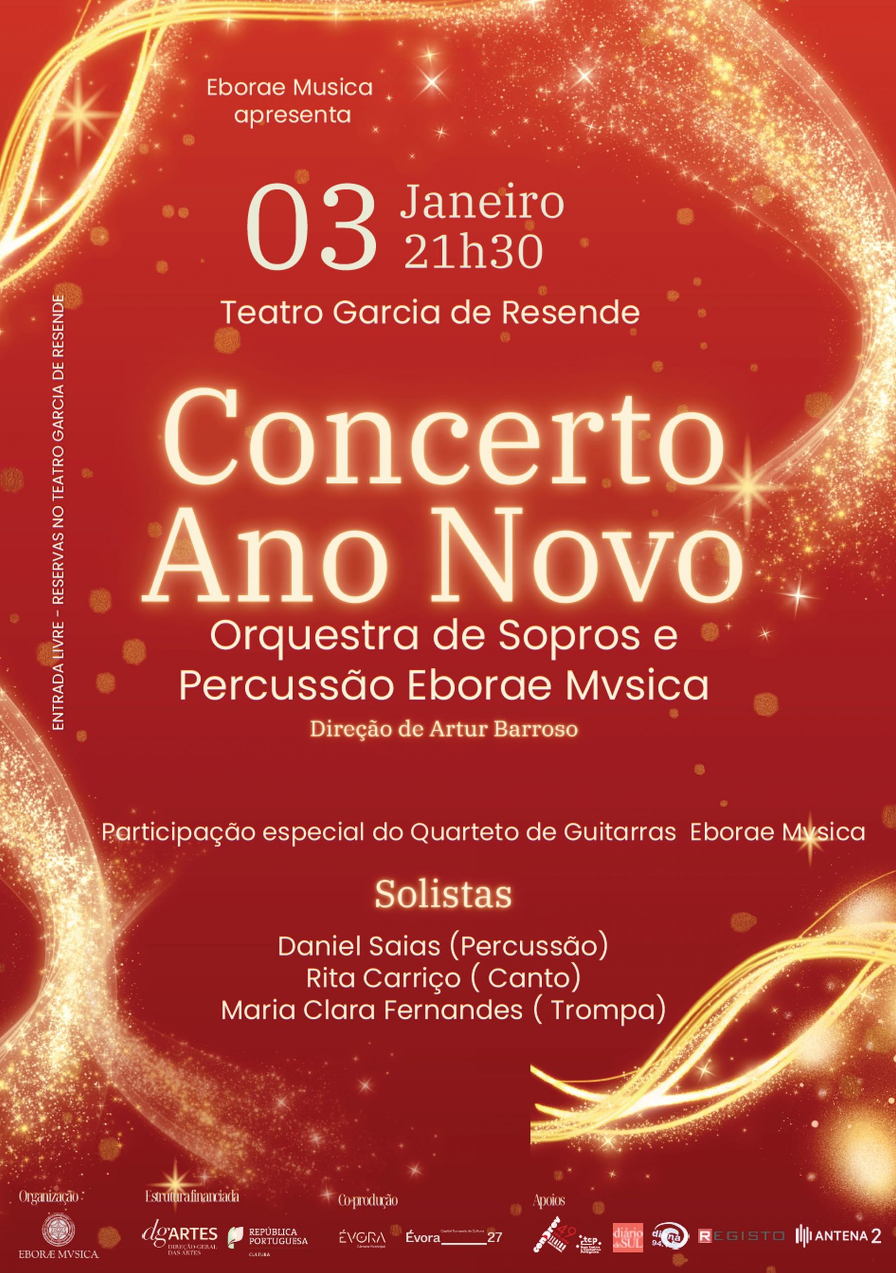 Concerto de Ano Novo | Orquestra de Sopros e Percussão do CREV