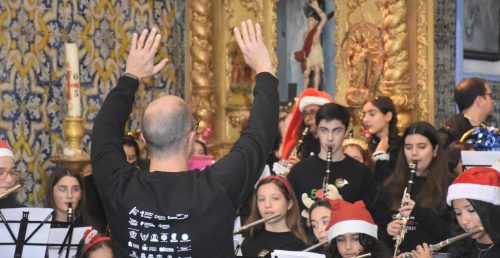 Orquestra Juvenil de Sopros de Évora fez apresentações de Natal no concelho