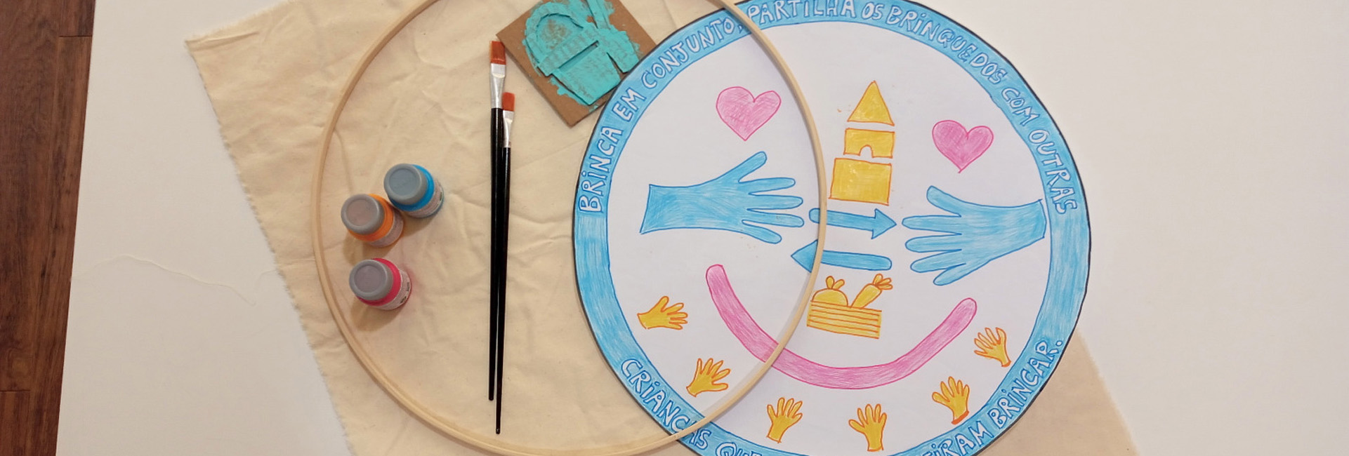 IMPRESSÕES DA LUDOTECA | Oficina de Expressão Plástica – técnica de carimbo