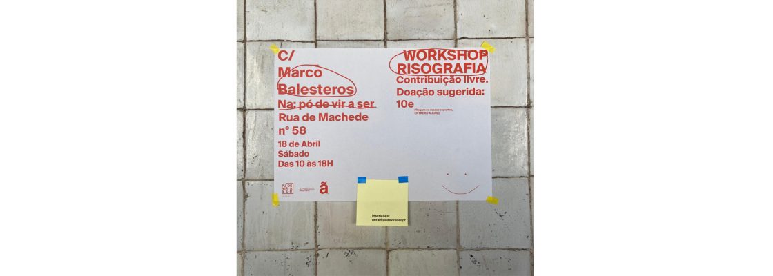 Workshop de Risografia, com Marco Balesteros