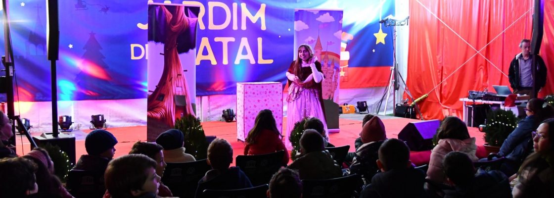 Hoje foi dia do Natal das Três Princesas no Jardim de Natal
