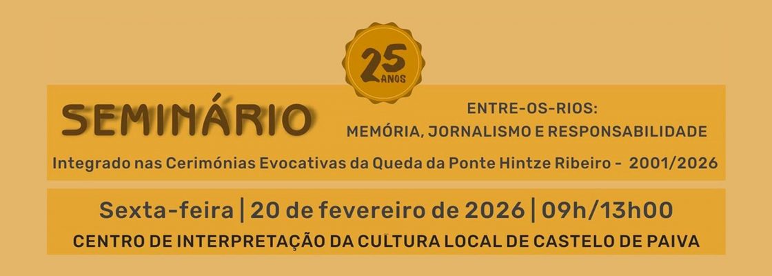 Autarca de Évora reflete em seminário sobre a tragédia da Ponte Hintze Ribeiro
