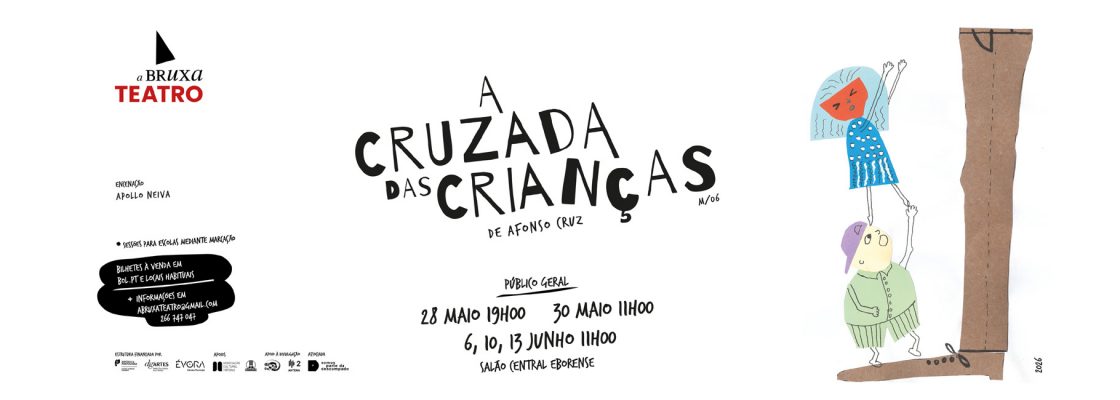 Teatro A CRUZADA DAS CRIANÇAS, de Afonso Cruz