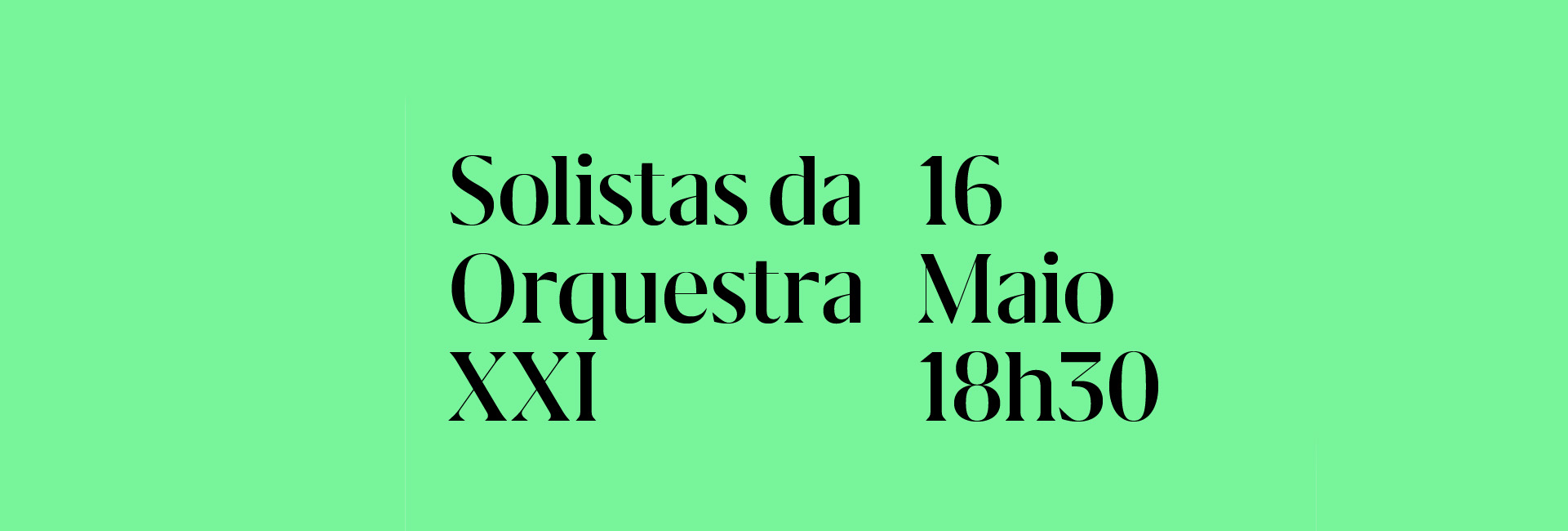 Entre Cordas e Sopros | Concerto por Solistas da Orquestra XXI