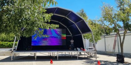 Hoje – venha assistir em Grande Ecrã – Jogos do Mundial antes da Feira – na Fan Zone da Praça 1º de Maio