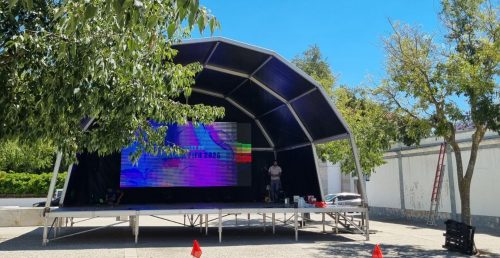 Hoje – venha assistir em Grande Ecrã – Jogos do Mundial antes da Feira – na Fan Zone da Praça 1º de Maio