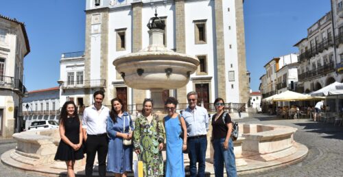 Nobel da Literatura Olga Tokarczuk visitou Évora