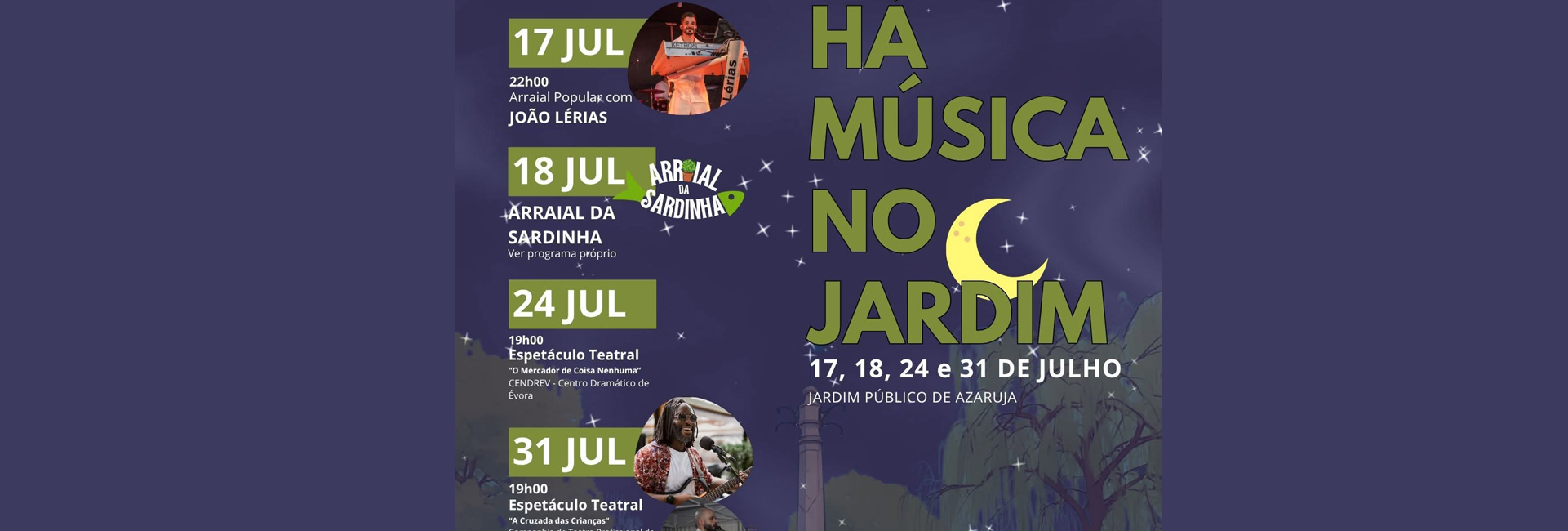 HÁ MUSICA NO JARDIM