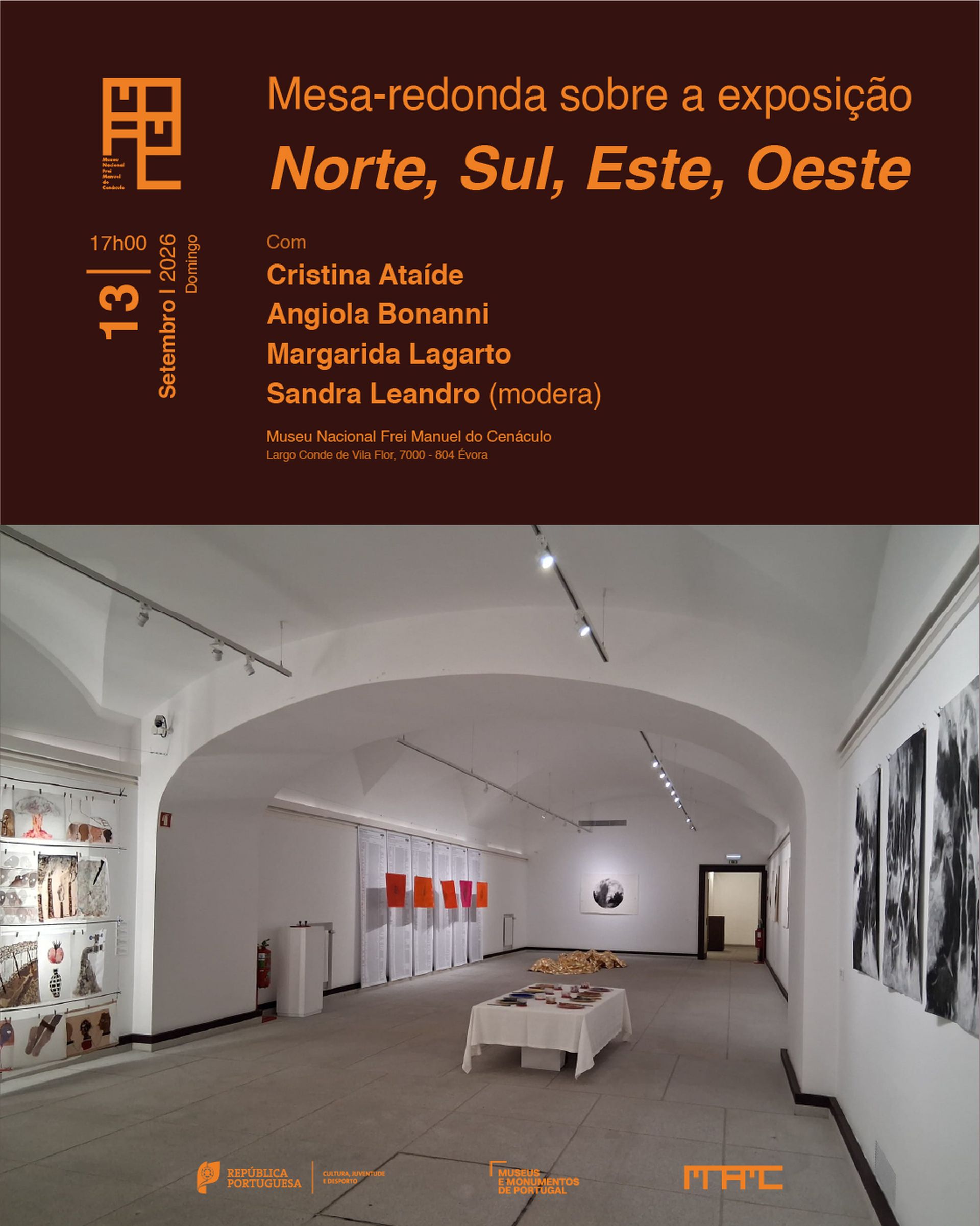 Mesa-redonda sobre a Exposição «Norte, Sul, Este, Oeste»