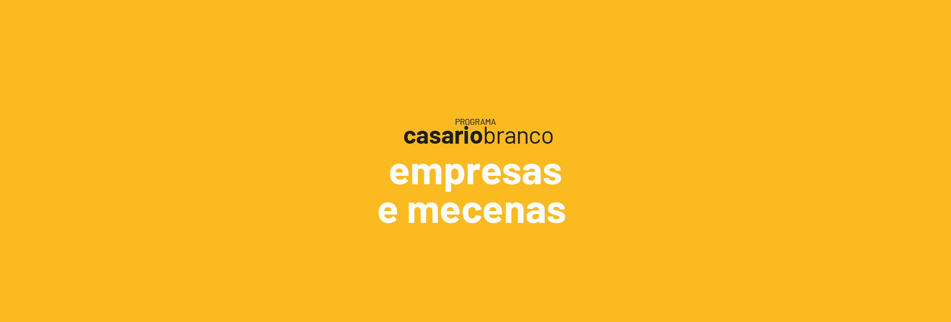 Empresas e Mecenas