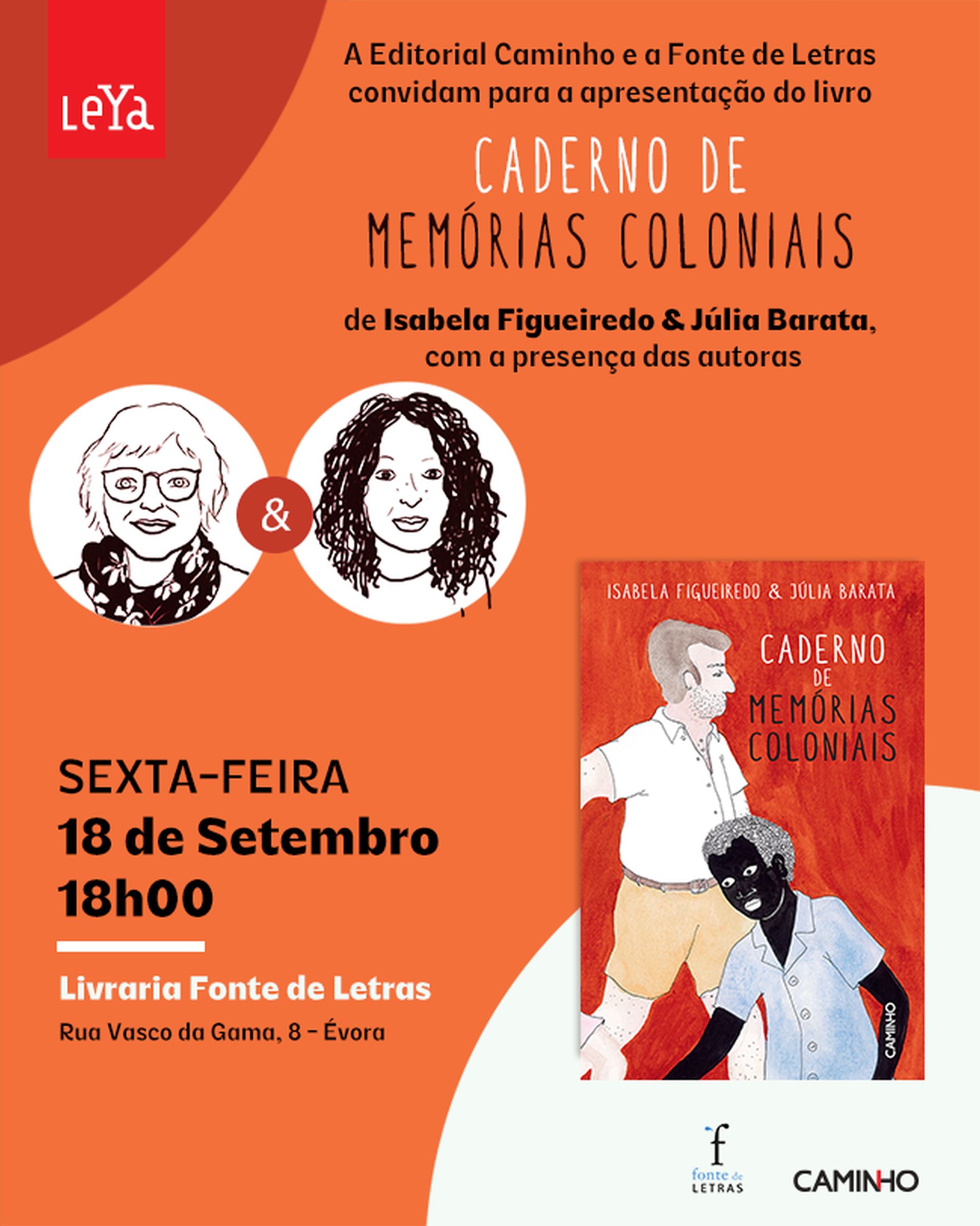 Apresentação da novela gráfica “Caderno de Memórias Coloniais”