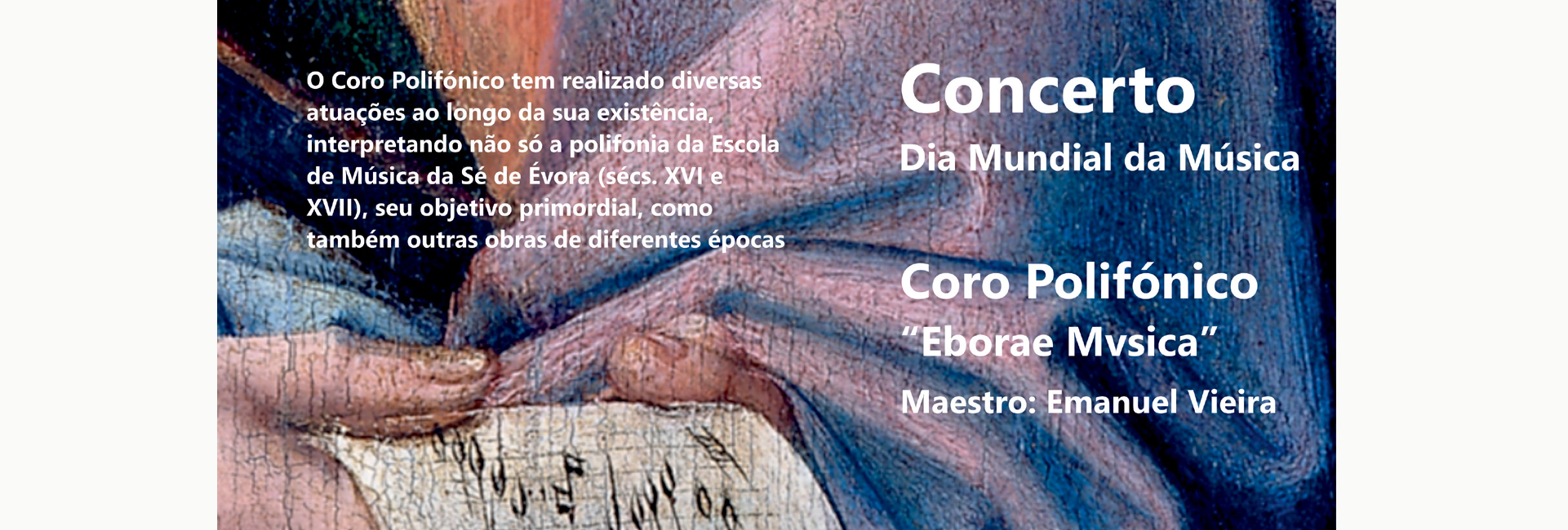 O Coro Polifónico “Eborae Mvsica” lança o seu mais recente CD