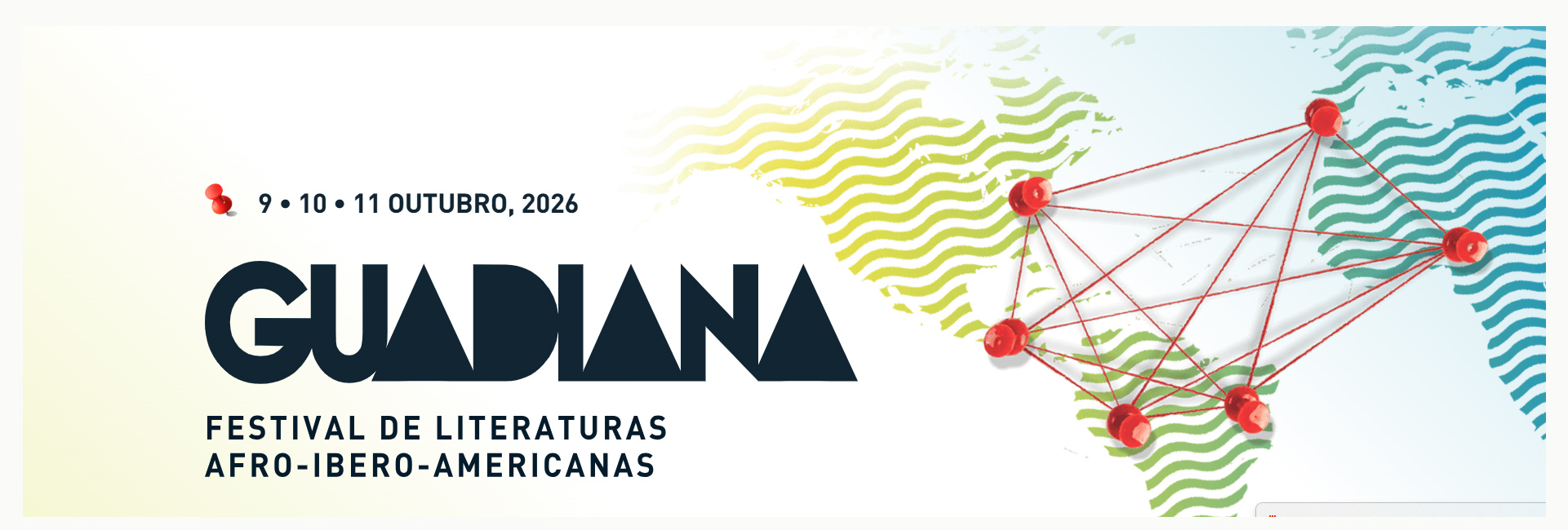 𝗚𝗨𝗔𝗗𝗜𝗔𝗡𝗔 – 𝗙𝗲𝘀𝘁𝗶𝘃𝗮𝗹 𝗱𝗲 𝗟𝗶𝘁𝗲𝗿𝗮𝘁𝘂𝗿𝗮𝘀 𝗔𝗳𝗿𝗼-𝗜𝗯𝗲𝗿𝗼 𝗔𝗺𝗲𝗿𝗶𝗰𝗮𝗻𝗮𝘀