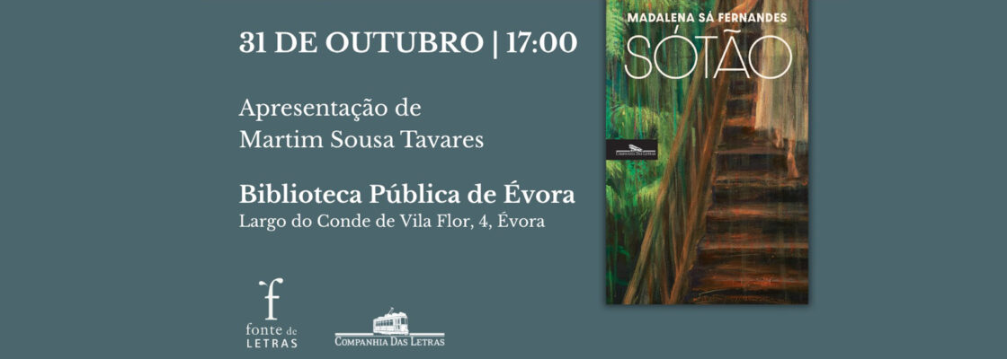 (Português) Lançamento do livro “Sótão”, de Madalena Sá Fernandes