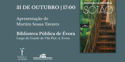 (Português) Lançamento do livro “Sótão”, de Madalena Sá Fernandes