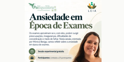 Formação “Ansiedade em Época de Exames”