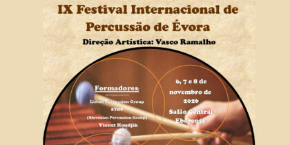 IX Festival Internacional de Percussão de Évora