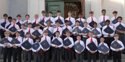 Concerto do coro da Escola Kings College, Wimbledon ,Londres na Se de Evora
